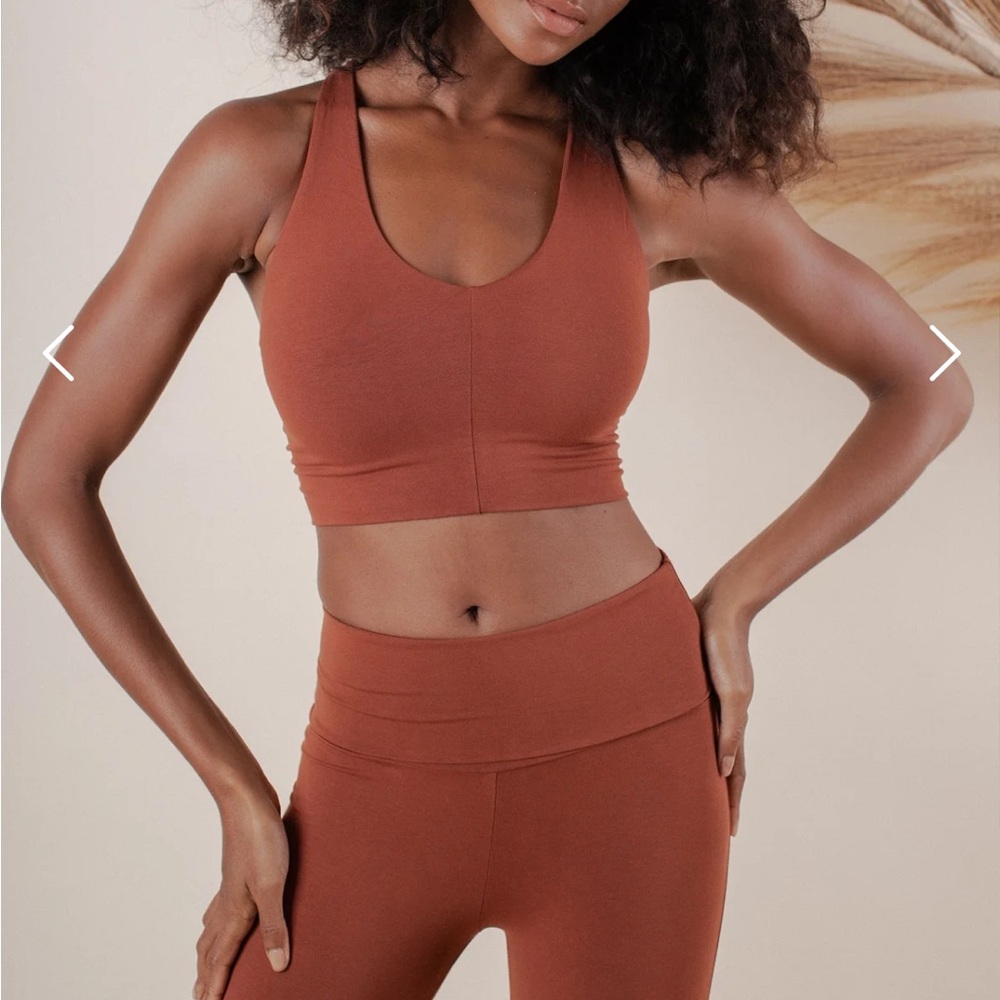 Indigo Luna Agni Cross Top in Spice Small